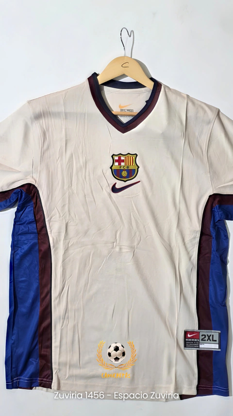 CAMISETA BARCELONA - SUPLENTE - AÑO 1998 - RETRO