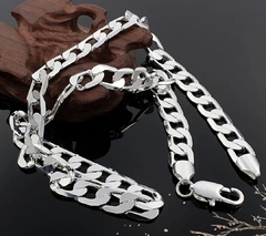 Cordão Prata 925 Grumet Masculina 8mm 60cm Legítima Maciça - comprar online