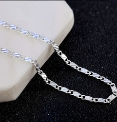 Imagem do Corrente Masculina Prata 925 Legítima 60cm