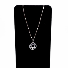 Gargantilha Estrela de Davi - Prata 925 - comprar online