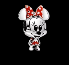 Imagem do Berloque Minnie Baby Prata 925 Com Certificado
