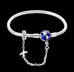 Pulseira Para Berloques 925 Viagem Mundo 18cm - comprar online