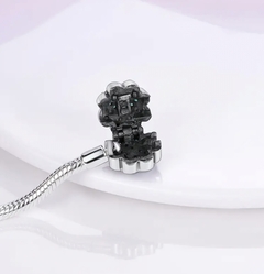 Pulseira Berloque Trevo Prata 925 Legitima 18cm - Silver Shine - Prata 925