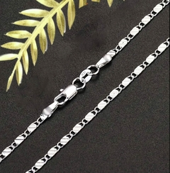 Corrente Masculina Prata 925 Legítima 60cm - Silver Shine - Prata 925