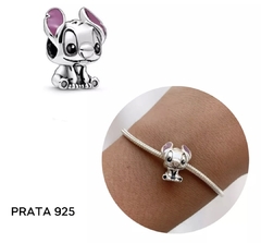 Berloque Lilo Stitch Baby Em Prata 925 - Silver Shine - Prata 925