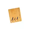 Kit Petisqueira Tábua Para Queijo e Frios de Bambu