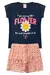 Conjunto Infantil Verão Feminino Flower Girassol