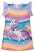 Vestido Infantil Verão Feminino Unicórnio