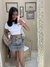 Saia jeans cargo