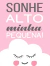 Kit 3 Placas Decorativas Sonhe Alto Pequena MDF 3mm 18x26 - comprar online