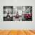 Kit 3 Placas Decorativas Paris MDF 3mm 18x26