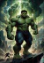 Quebra-Cabeça Infantil Hulk 64 Pçs MDF 18x26
