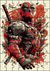 Quebra-Cabeça Jogo Infantil Deadpool 64 Peças MDF 18x26