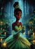 Quebra-Cabeça Jogo Infantil Princesa Tiana 64 Pçs MDF 18x26