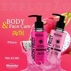 Kit Hidratante + Sabonete Líquido Pitaya Rosto Corpo Rhenuks - outletflordelotus.com.br