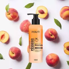 Hidratante Corpo e Rosto Pêssego Pele Manteiga de Karité - Porán - 160ml