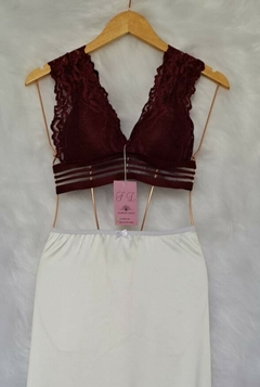 Cropped em renda