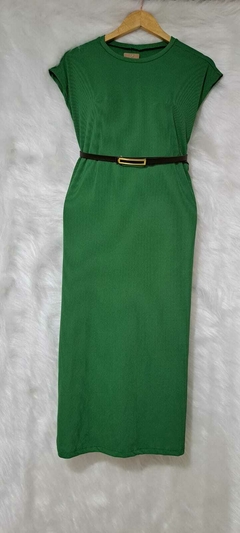 Vestido Slim em Malha Canelada - comprar online
