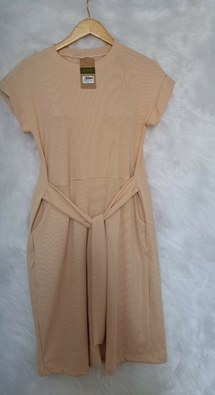 Vestido Slim em Malha Canelada - comprar online
