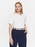 Remera con cuello bordado TH