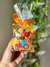 Lembrancinha caramelizada colorida 50g
