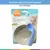 Prato Infantil C/ Base E Colher Curva Baby Menino