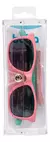 oculos de sol infantil flexível buba rosa/verde 3-5 anos