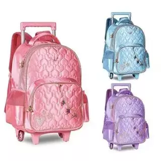 Mochila Rodinha 16 Sweet Queen Matelassê Lilás - Clio Style