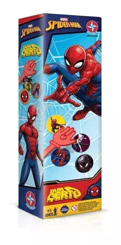Jogo Tapa Certo Spiderman Estrela