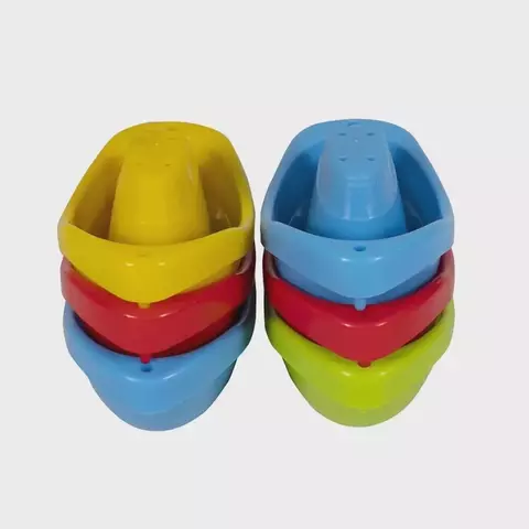 brinquedo infantil didático baby boats 03 barquinhos maral