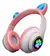 Fone Gatinho Sem Fio Com Led Bluetooth Cartao de Memoria Orelha de Gato