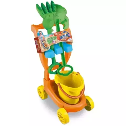Carrinho de Praia Para Empurrar Carregar Brincar E Se Divertir - comprar online