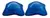 Kit Proteção Infantil Capacete Joelheira Skate Patins Azul na internet