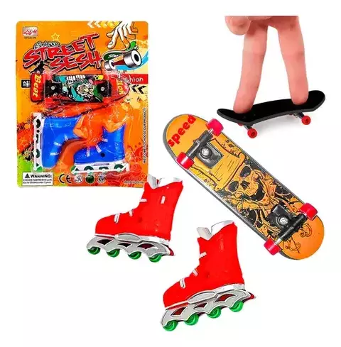 Kit Skate E Patins De Dedo