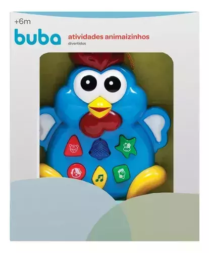 Animalzinho Divertido Galinha com Luz E Som - Buba