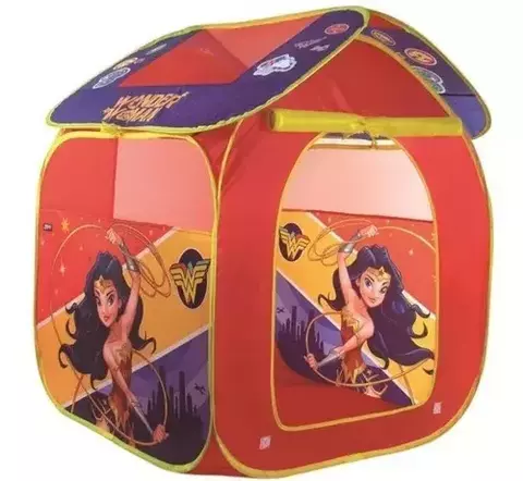 Barraca Infantil Cabana Portátil Tenda Casa Mulher Maravilha