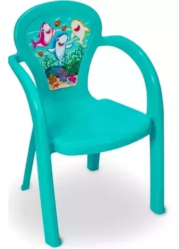 Cadeira Infantil Decorada Oceano Menino
