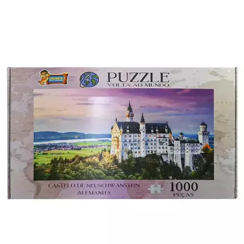 Quebra-Cabeça Volta ao Mundo Alemanha - 1000 Peças - Uriarte