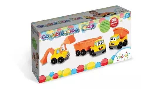 Kit Construção Infantil 30pçs Maral