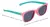 oculos de sol infantil flexível buba rosa/verde 3-5 anos - loja online