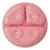 Pratinho Com Divisórias e Ventosa para Bebê Rosa - loja online