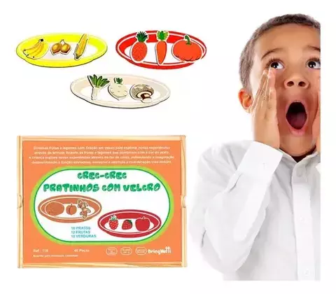 Crec Crec Pratinhos com velcro