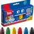 Giz Cera Super Tamanho Jumbo - 6 Cores Tris Meu Primeiro Giz - Criativa Mix