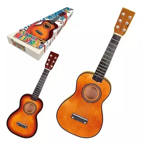 Violão De Madeira Infantil