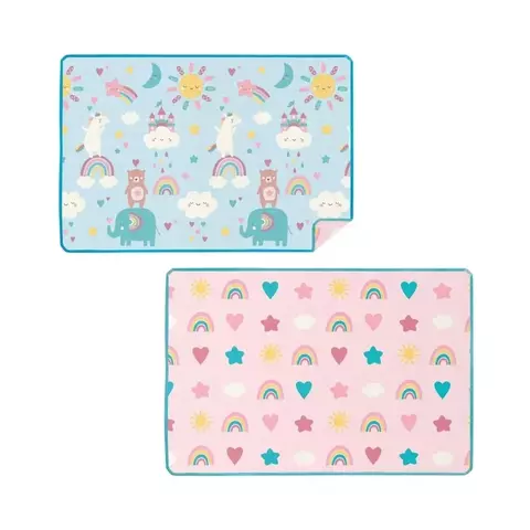 Tapete De Atividades Baby 180x120 Cm Arco Iris