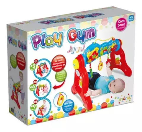 Centro De Atividades Play Gym Infantil 3 Em 1 Maral