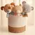 Pelúcia Infantil Turminha Soft Cookie Ursinho Azul - Buba - Criativa Mix
