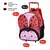 Mochila de Rodinha Menina Fofura Bichinhos Clio Pets