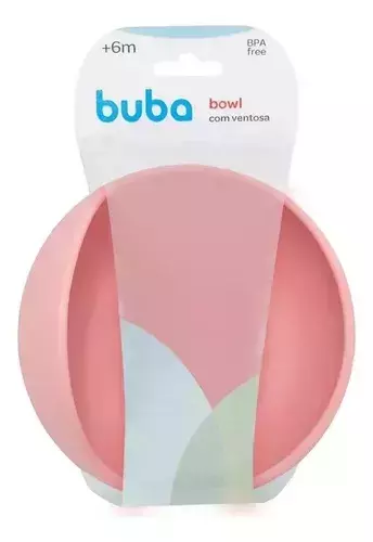 Prato Fundo Bowl Tigela Infantil Silicone Ventosa Buba