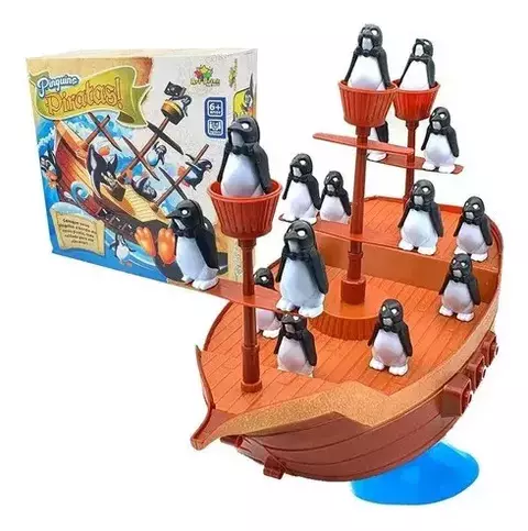 Brinquedo Pinguins Equilibristas